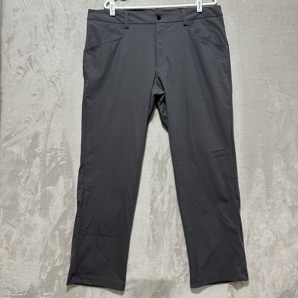 Lululemon Athletica ABC Pants Men's 40 Dark Gray Classic Warpstreme Pockets
